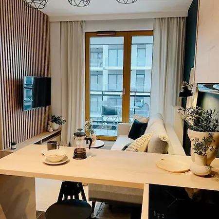 Przytulny Apartament Greenwall Krakau Exterior foto