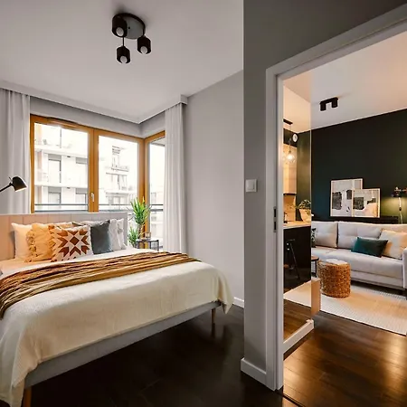 Przytulny Apartament Greenwall Krakau Exterior foto